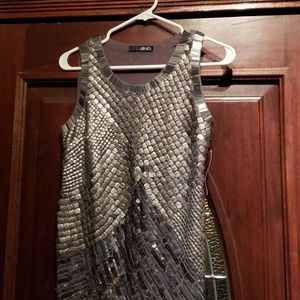 Sleeveless knit dress